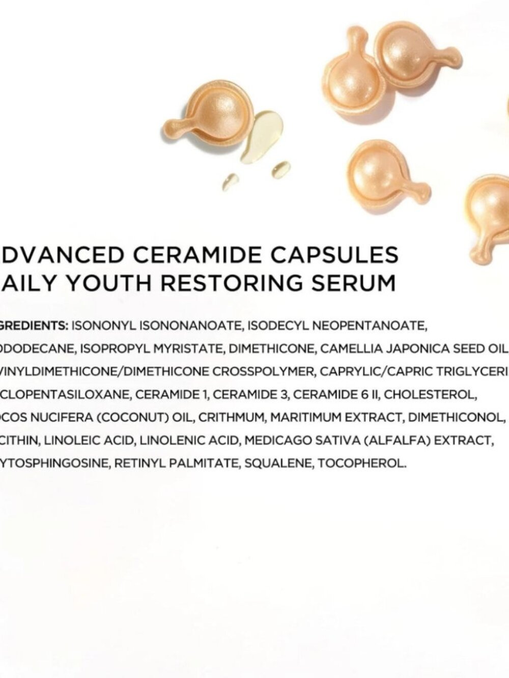 Pack of 2 Elizabeth Arden Advanced Ceramide Capsules Serum 90 Count 1.41oz - Picture 5 of 6